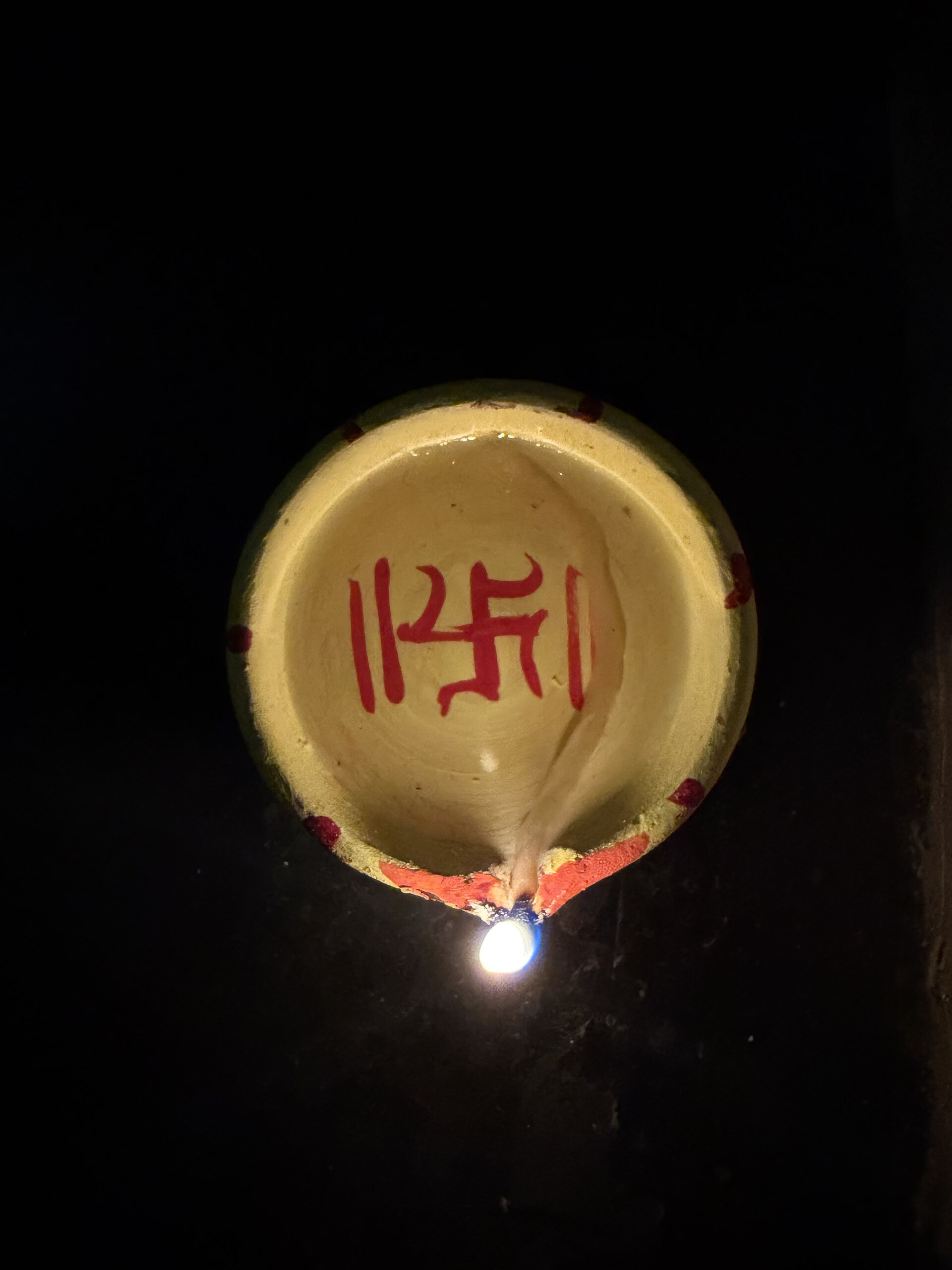 Panati or Diya on Diwali festival