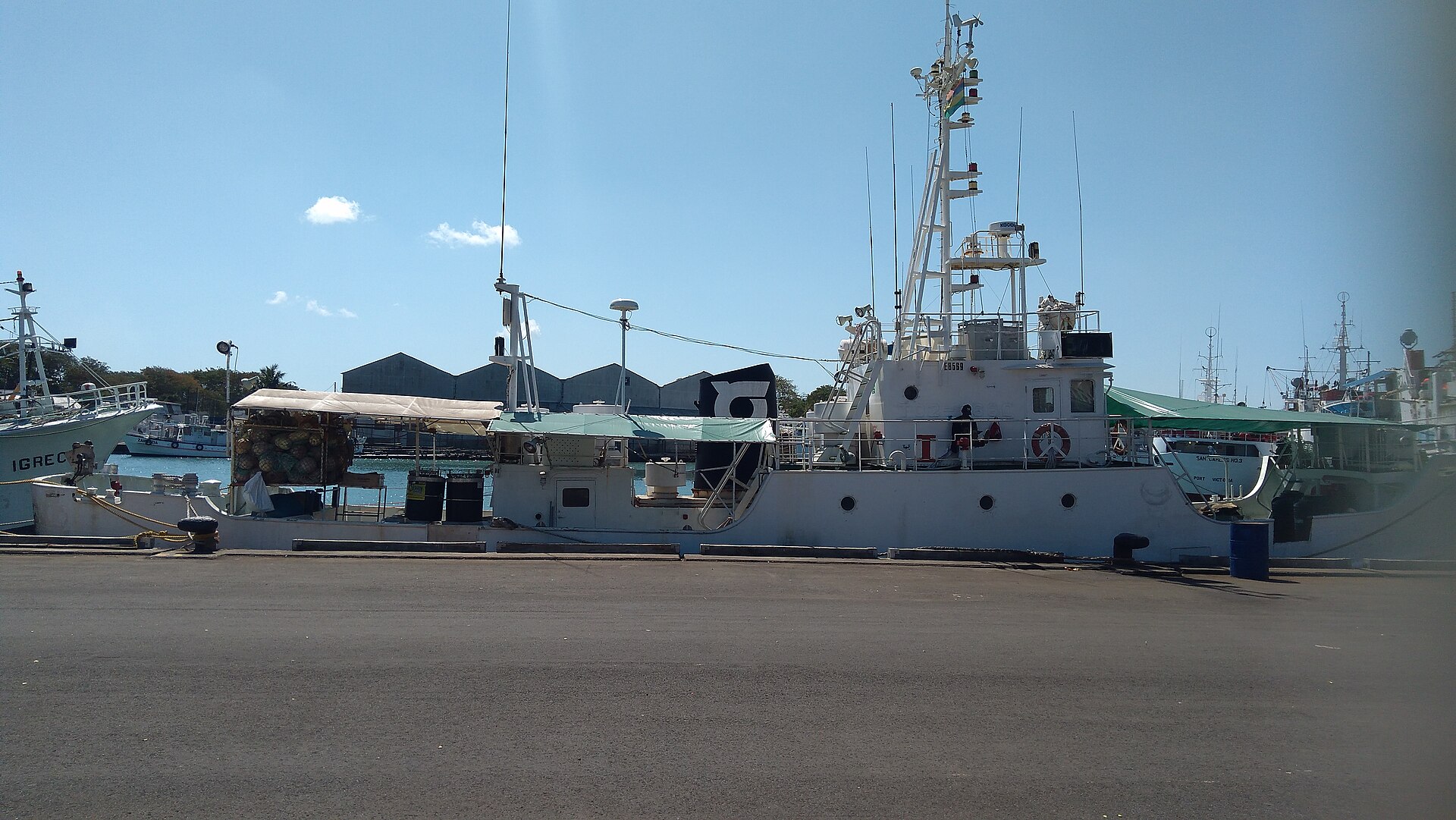 A Ship at Aapravasi ghat museum, Port Louis, Mauritius