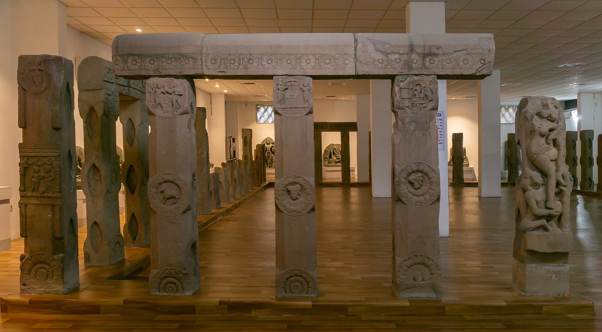 Mahabodhi Temple Railing - Bodh Gaya ASI Museum - 01