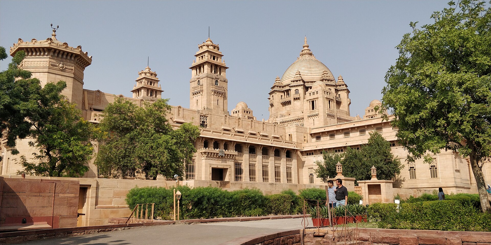 Umaid Bhawan Palace in Jodhpur, Rajasthan, India is a stunning example of historical architecture.